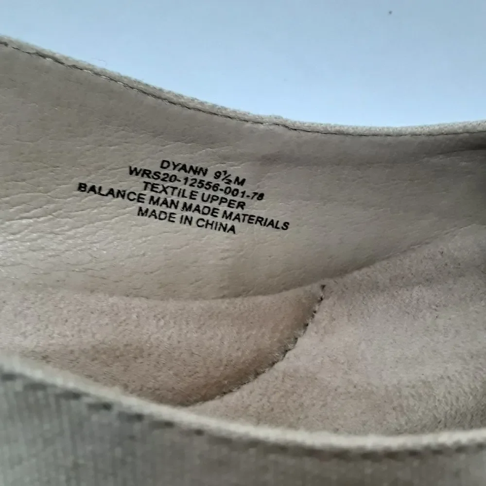 Kim Rogers Duann Espadrille Wedge Ultra Comfort Sandals Size 9,5 Great Condition
